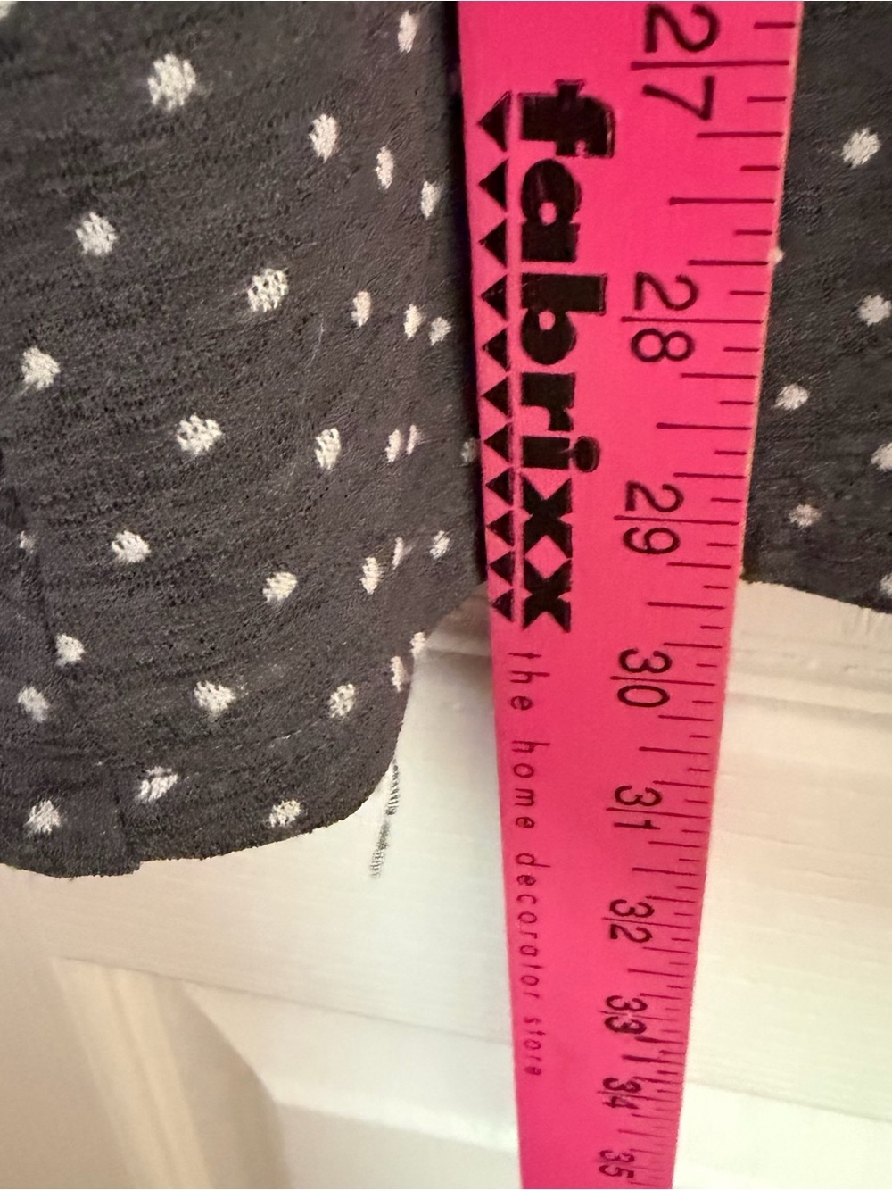 Rose & Olive Gray Polka Dot Ruffle Sleeve Top plus size 2x AA104 - Picture 5 of 6